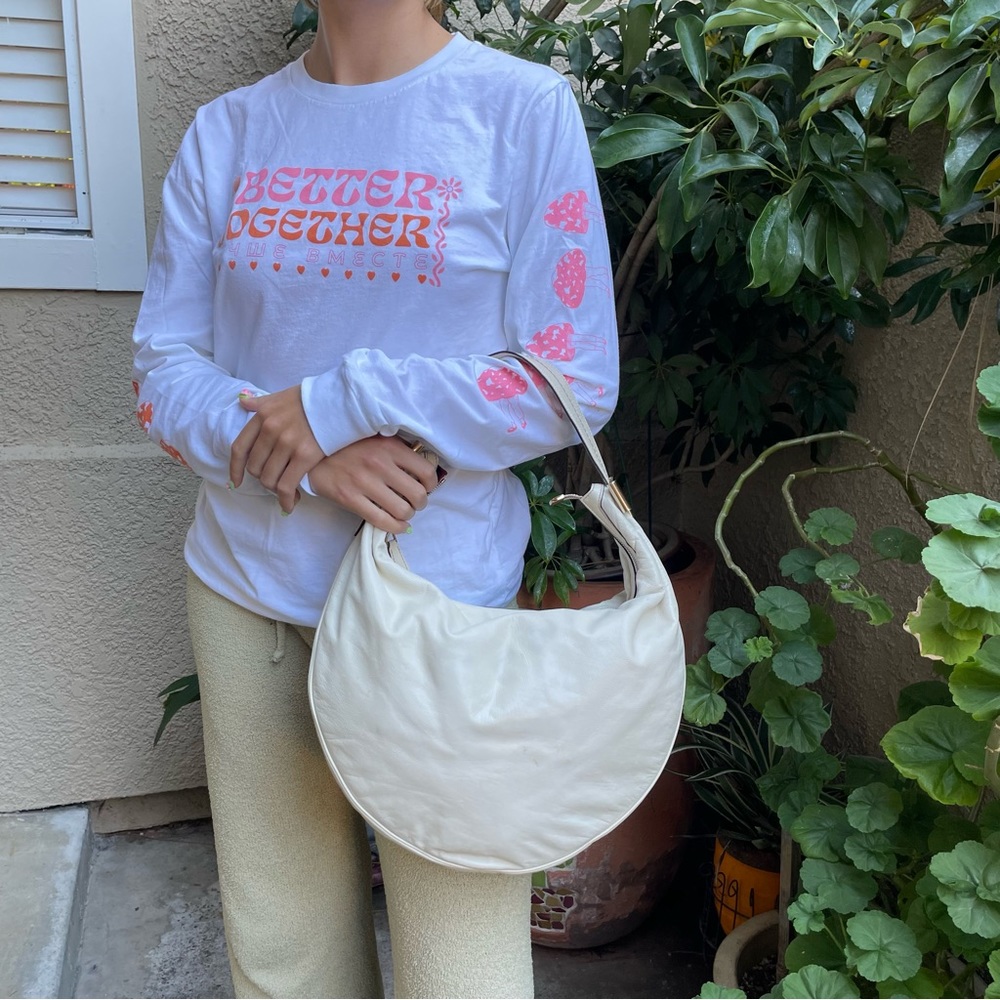 Vintage cream/gold Gucci Duchessa leather shoulder bag - Picture 6 of 16